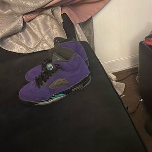 Purple Jordan 5s